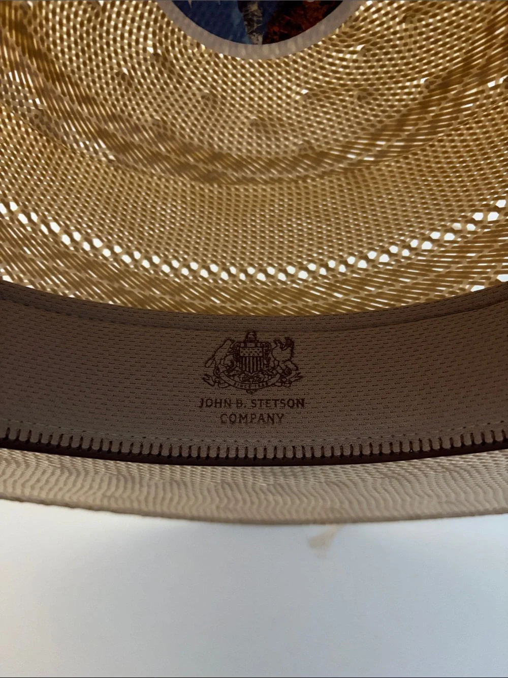 Stetson Natural Straw Boater Hat